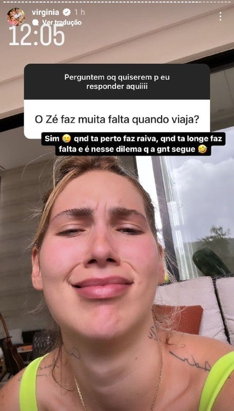 Virgínia Fonseca relatou que passa raiva com Zé Felié e surpreeendeu (Foto: Reprodução/ Instagram)