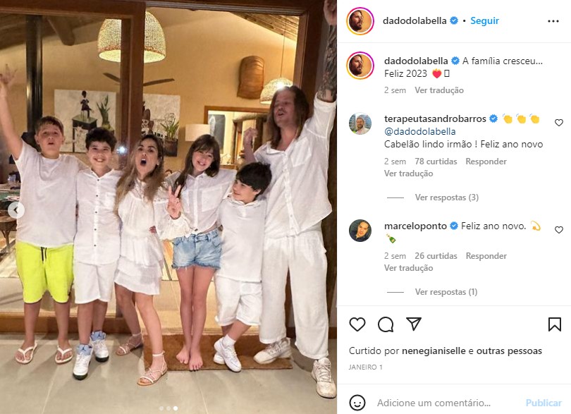 Wanessa e Dado Dolabella surpreenderam ao fazerem anúncio junto dos filhos (Foto: Reprodução)