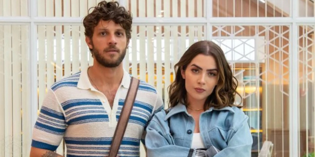 Jade Picon e Chay Suede são os protagonistas de "Travessia" (Foto Reprodução/TV Globo)