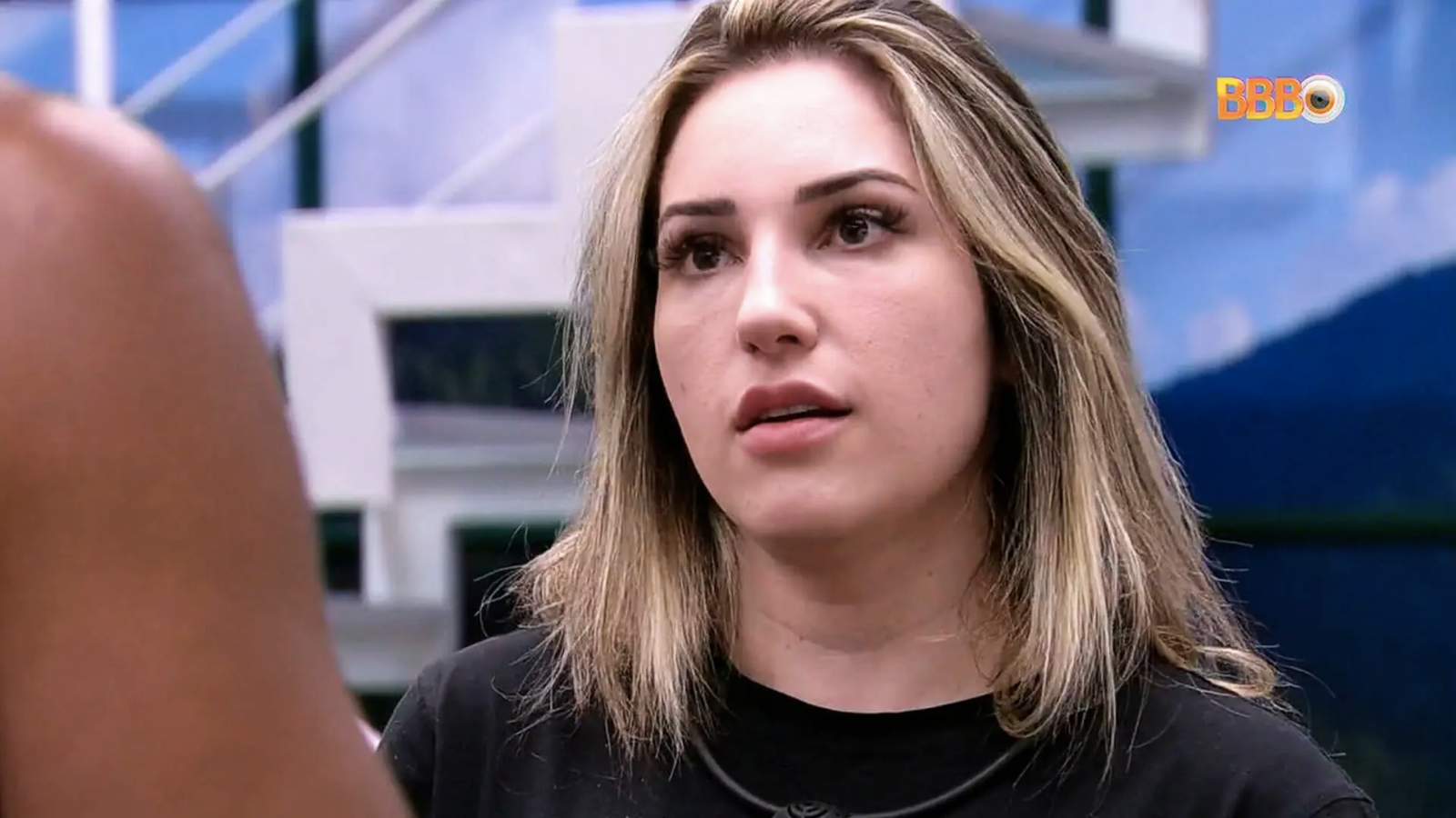 Amanda foi mandada diretamente para o paredão do BBB23 pelo líder Ricardo 'Alface' (Foto: Reprodução/ Globo)