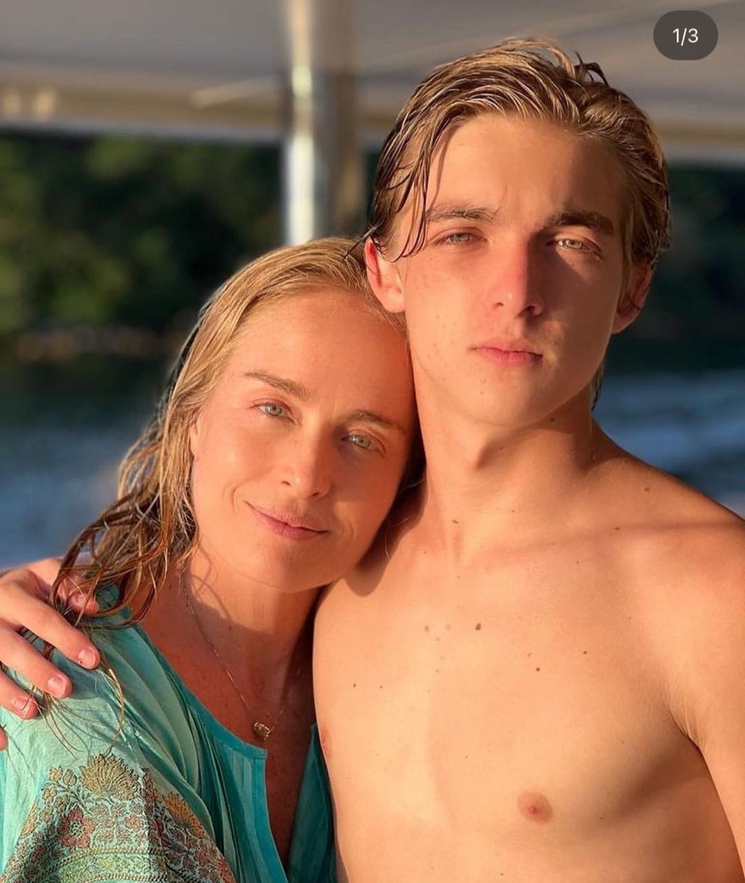 Angélica e o seu filho Joaquim - Foto Reprodução Instagram