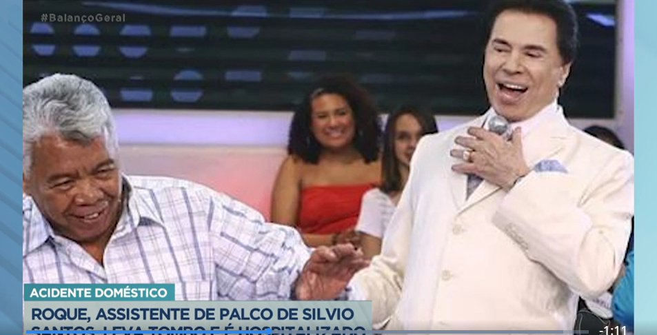 Segundo Gottino, Roque se tornou um grande personagem da tv brasileira graças a Silvio Santos (Foto Reprodução/R7)