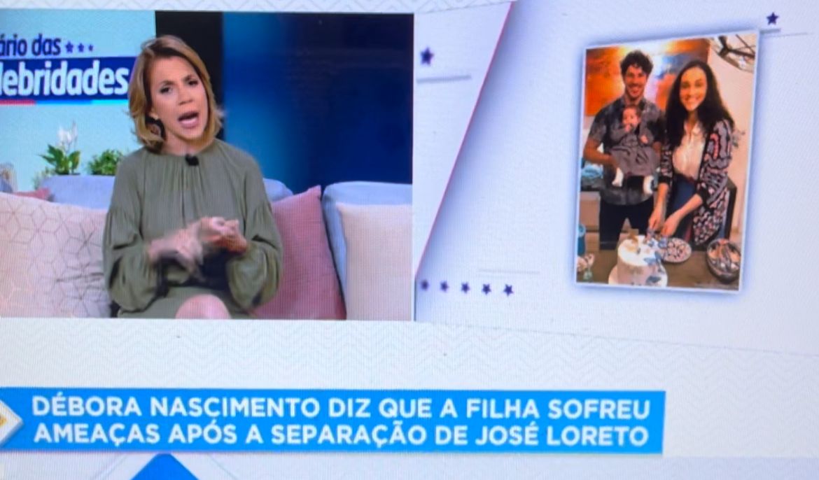 Durante o programa 'Hoje em Dia', da Record, é abordado assunto sobre separação de ator da Globo e traição é  confirmada - Foto Reprodução Record