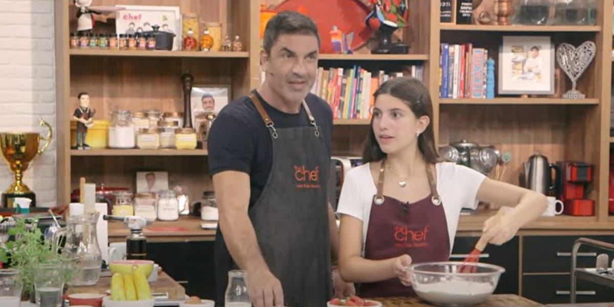 Edu Guedes surpreendeu sua filha com uma surpresa de aniversário (Reprodução: The Chef/ Band)