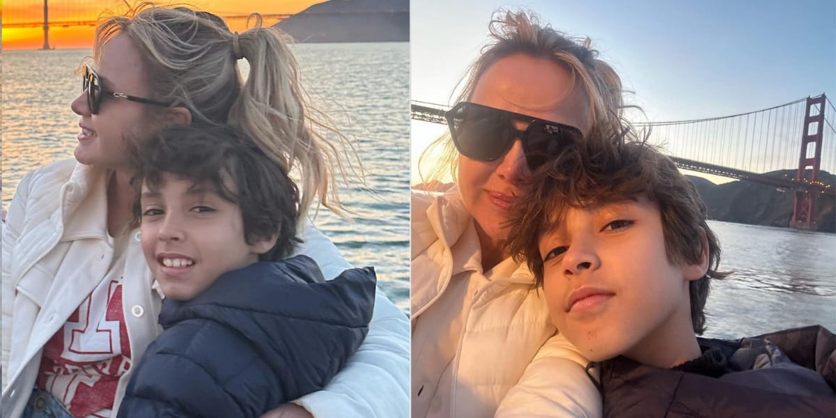 Eliana e seu filho mais velho, Arthur (Reprodução: Instagram)