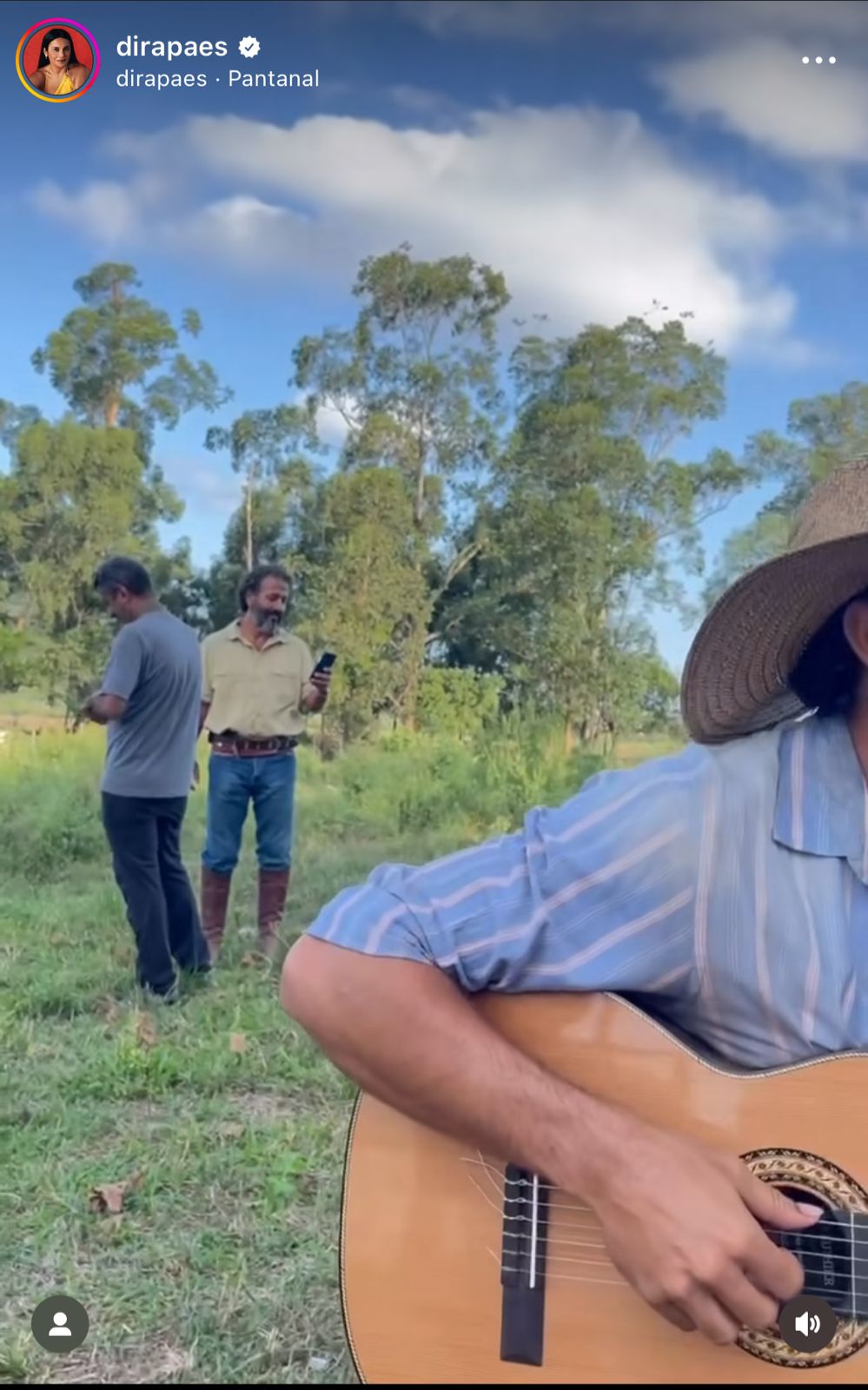 Em seu Instagram, Dira Paes divulga vídeo de bastidores de Pantanal e dá recado especial aos companheiros de elenco - Foto Reprodução: Instagram