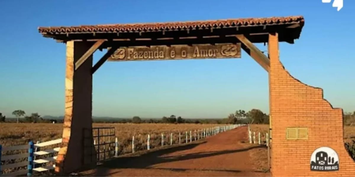 A entrada da Fazenda É o Amor de Zezé Di Camargo (Reprodução: Youtube)