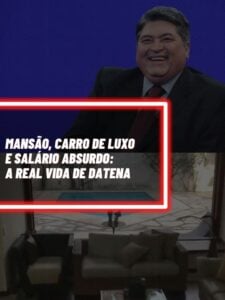 Esta é a vida luxuosa do apresentador Datena (Foto - Montagem TV Foco).