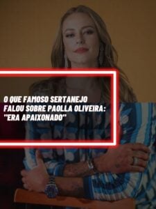 Este é o cantor sertanejo que revelou que era apaixonado pela atriz Paolla Oliveira (Foto - Montagem TV Foco).