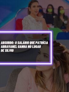 Este é o salário que Patrícia Abravanel ganha no lugar de Silvio Santos no SBT (Foto - montagem TV Foco)