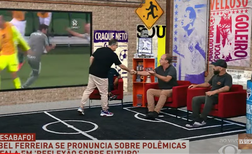 Fernando Fernandes e Rogério Assim se acertaram ainda durante o programa