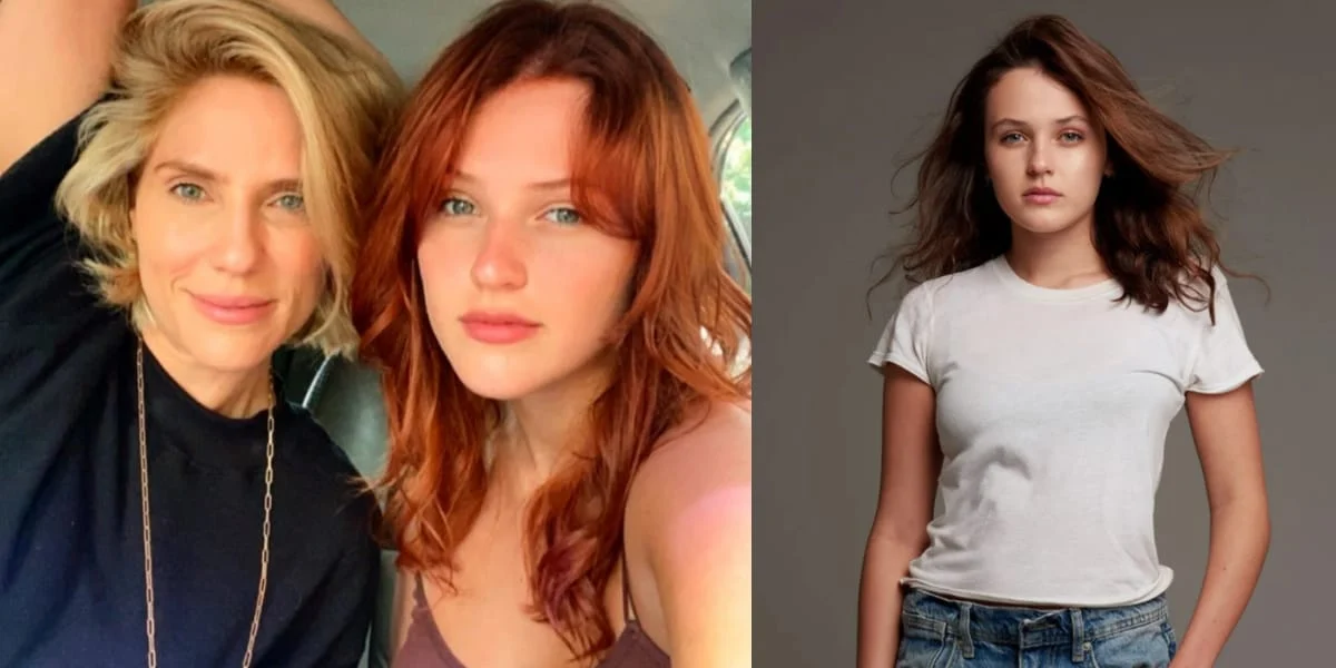 Filha de Marcelo Serrado e Rafa Mandelli, é ruiva de olhos azuis, e uma das jovens mais lindas do Brasil - Foto Reprodução