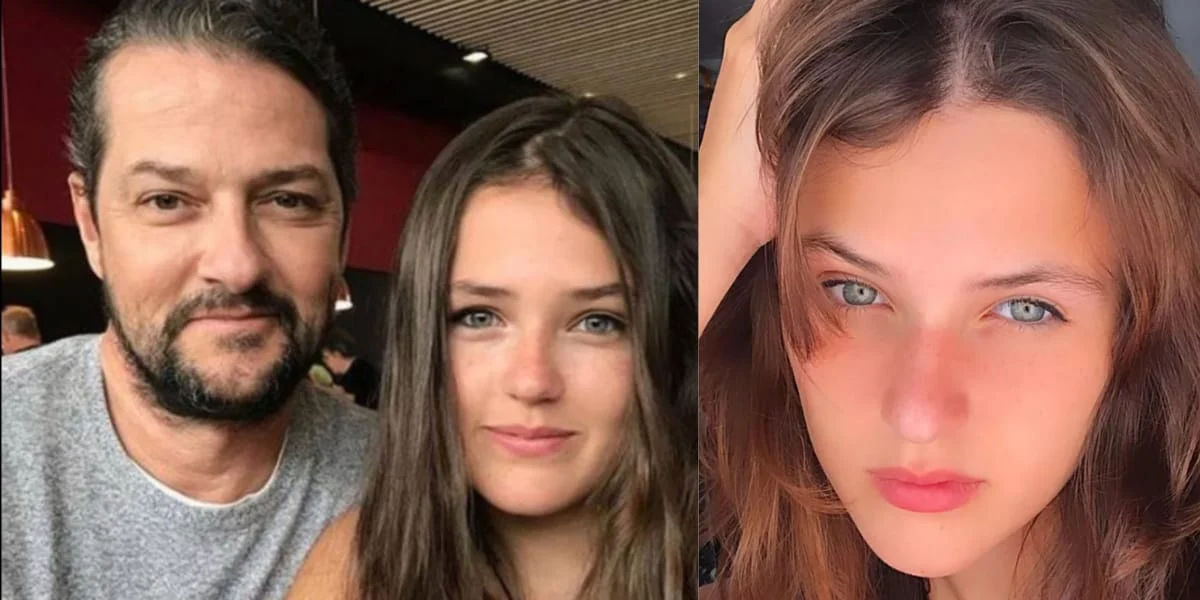 Filha de Marcelo Serrado e Rafa Mandelli, é ruiva de olhos azuis, e uma das jovens mais lindas do Brasil - Foto Reprodução