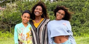 Filhas de Glória Maria, grandes amores da vida da jornalista da Globo, são as adolescentes mais lindas - Foto Reprodução