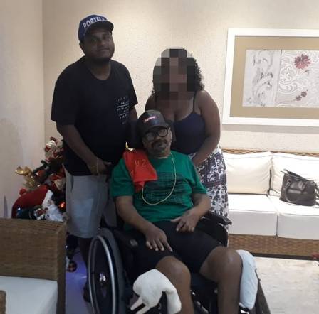 Filho que Arlindo Cruz teve fora do casamento visita o pai - Foto Reprodução Instagram