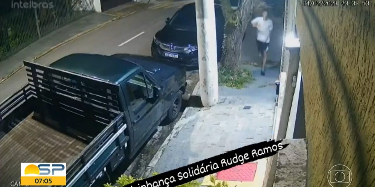 Homem foi confundido com um criminoso durante o jornal (Reprodução: Bom Dia SP/ Globo)