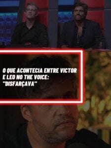 Isto é o que acontecia entre Victor e Leo no The Voice (Foto - Montagem TV Foco).