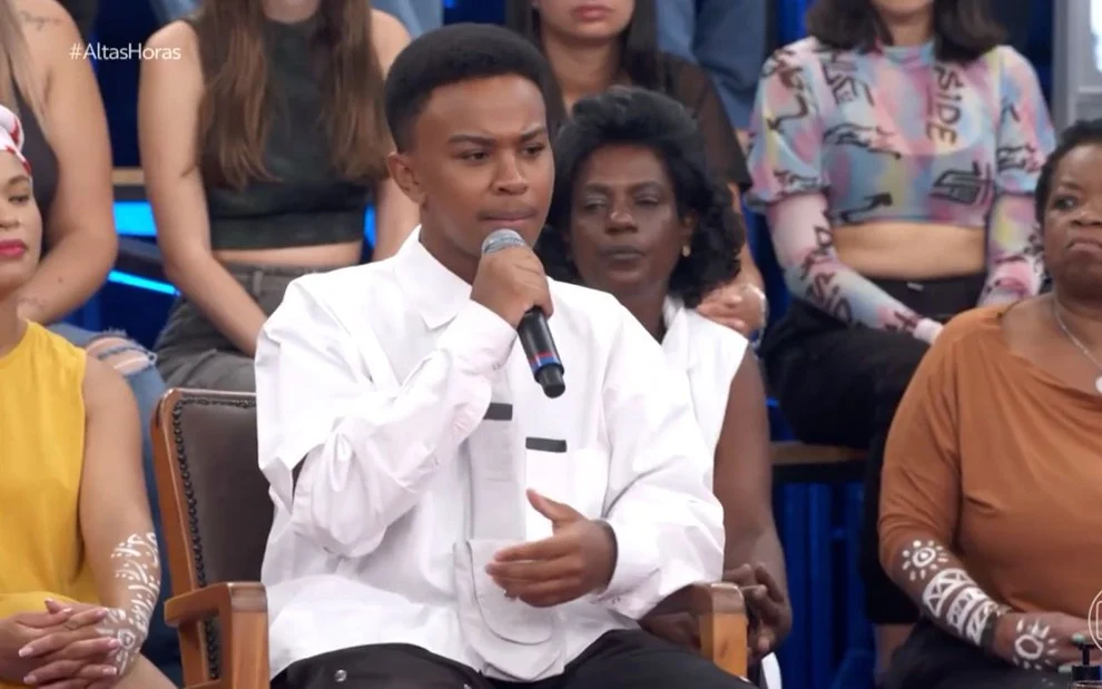 Jean Paulo Campos participou do Altas Horas da Globo (Foto: Reprodução/ Globo)