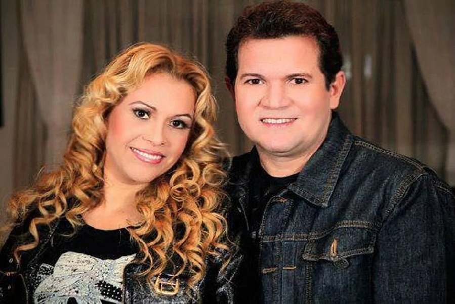 Joelma ao lado de Ximbinha na época em que estavam juntos (Foto: Divulgação/ Internet)