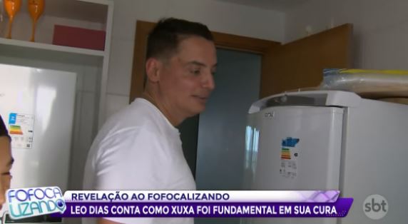 Léo Dias mostra detalhes de onde vive - Foto Reprodução SBT