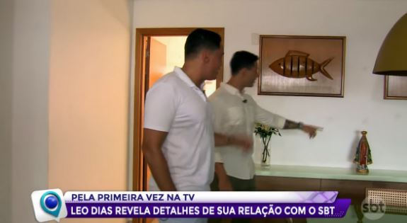 Léo Dias mostra tudo sobre sua residência em Recife - Foto Reprodução SBT