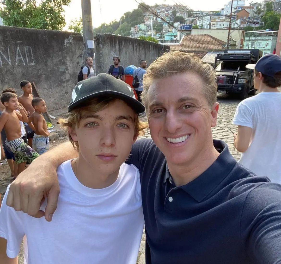 Luciano Huck com o seu filho Joaquim - Foto Reprodução instagram