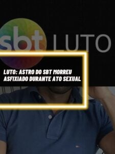 Luto: Astro do SBT morreu asfixiado durante ato sexual (Foto - Montagem TV Foco).