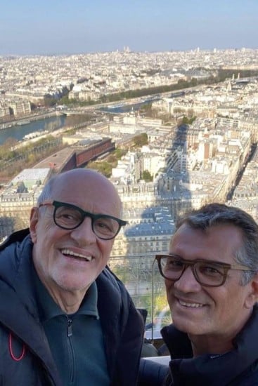 Marcos Caruso e Marcos Paiva em viagem a Lisboa, em Portugal - Foto Reprodução