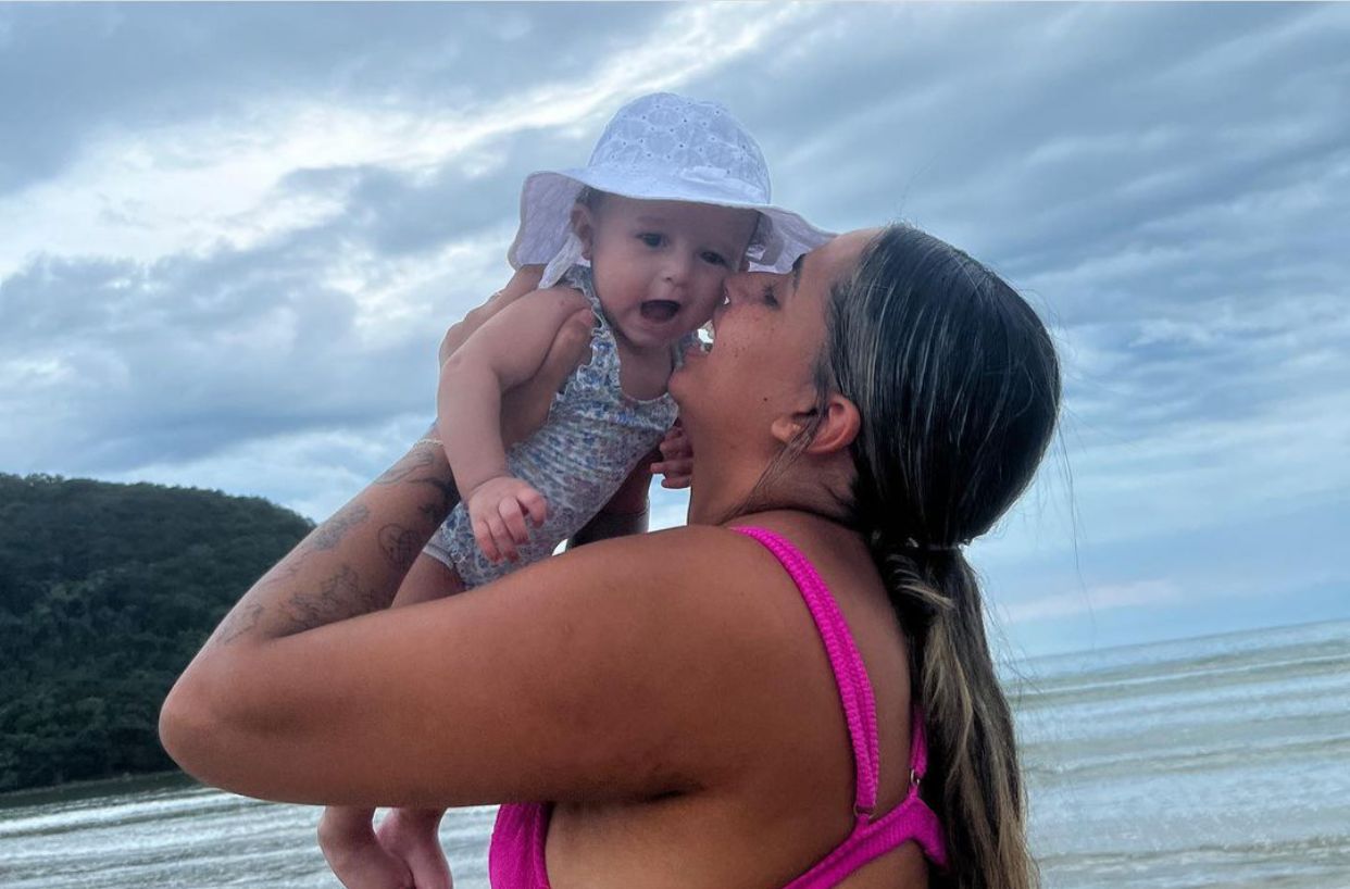 Mc Loma usou as redes sociais para comemorar os 5 meses de sua filha, Melanie (Reprodução - Instagram)