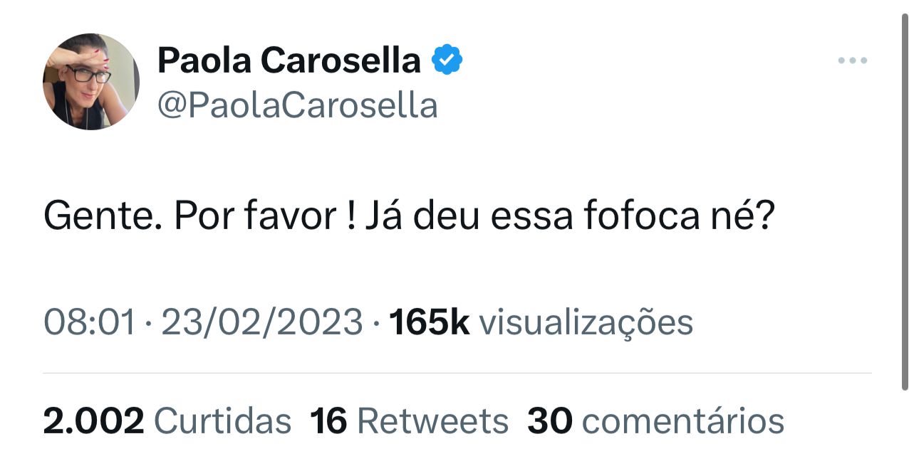 Paola Carosella sobre substituir Ana Maria Braga no programa Mais Você, da Globo - Foto Reprodução Twitter 2