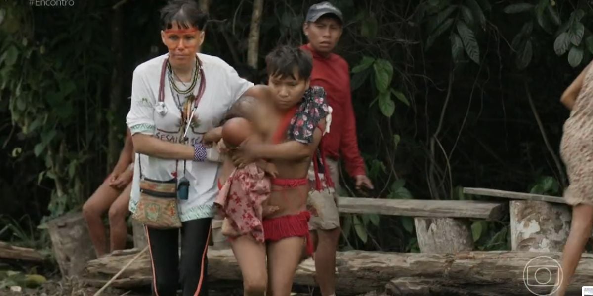 Imagens exibidas ao vivo na Globo corta o coração de milhares (Foto: Reprodução / Encontro da Globo)