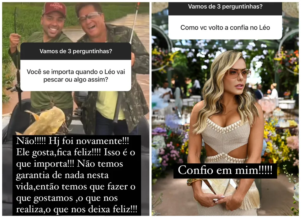 Poliana Rocha, esposa do cantor Leonardo, já foi traída pelo sertanejo e é sincera sobre confiança no marido - Foto Reprodução Instagram