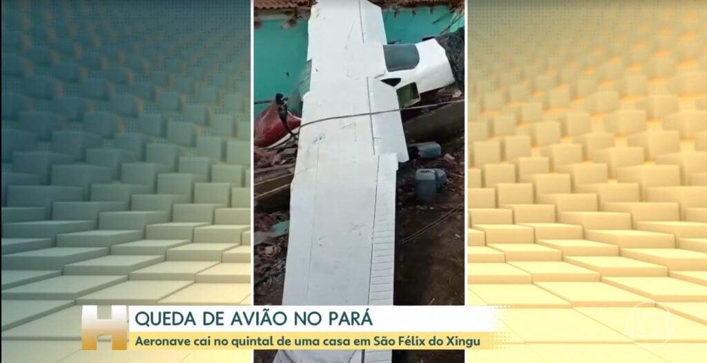 Queda de avião de pequeno porte foi destaque no JH