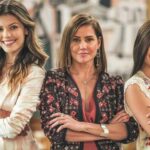 Vitória Strada, Déborah Secco e Juliana Paiva em Salve-se Quem Puder, da Globo - Foto Reprodução TV Globo