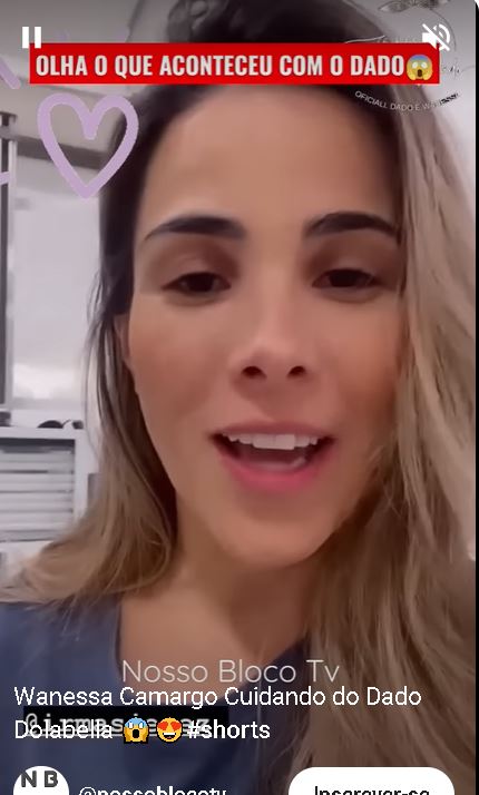 Wanessa surge em clínica, filma Dado Dolabella em maca e entrega procedimento Imediato - Foto Reprodução