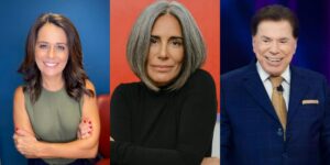 Adriana Araújo, Gloria Pires e emissora de Silvio Santos estão no pacote de novidades para 2023 (Foto: Reprodução/Band/Instagram/SBT)