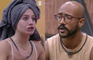 BBB23 - Bruna e Ricardo trocam farpas e a atriz perde a paciência (Foto: Reprodução / Globoplay)