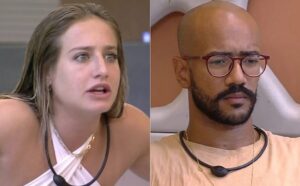 BBB23 - Bruna e Ricardo trocam farpas e a atriz perde a paciência (Foto: Reprodução / Globoplay)