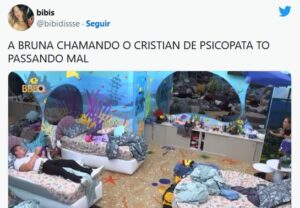 BBB23 - Após ser desmascarado, Bruna Griphao rompe com Cristian (Foto: Reprodução / Twitter)