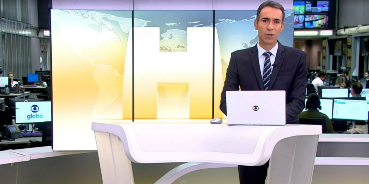 César Tralli se revoltou no "Encontro" (Foto: Reprodução/TV Globo)