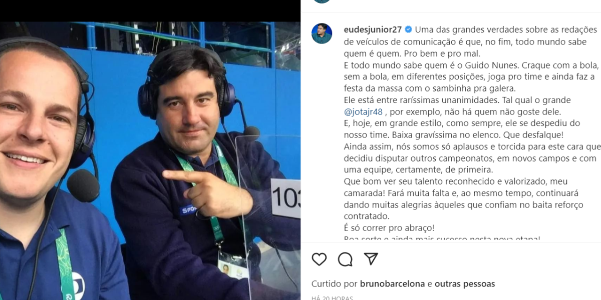 Repórter esportivo da Globo pede demissão e se despede ao vivo da emissora;  assista