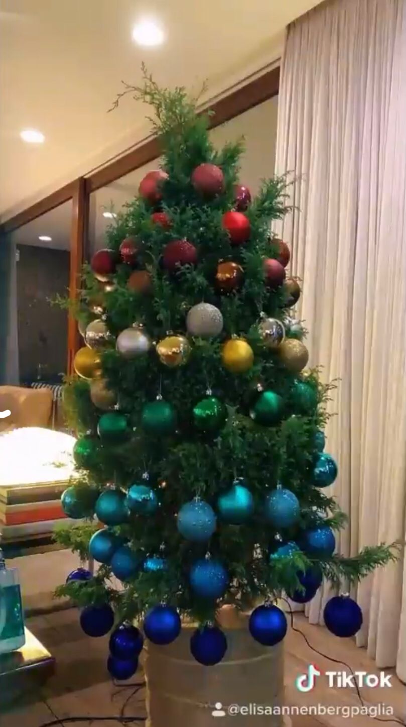 Sandra Annenberg mostrou árvore de Natal com mansão impressionante (Reprodução - TikTok)