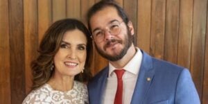 Fátima Bernardes e o namorado, Túlio Gadêlha, de 35 anos (Foto: Reprodução)