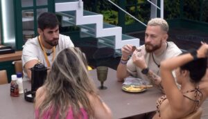 No BBB23, Fred diz que já beijou todos os seus amigos (Foto: Reprodução / Globoplay)