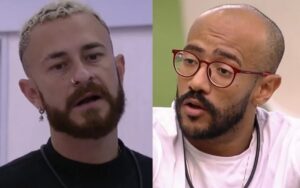 BBB23 - Fred joga objeto em Ricardo, e brother é acusado de agressão (Foto: Reprodução / Globoplay)