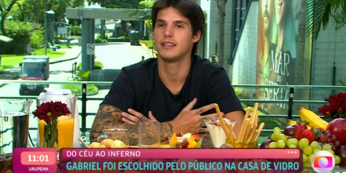 Gabriel Fop foi o eliminado do "BBB23" (Foto: Reprodução/TV Globo)