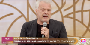 Pedro Bial fala sobre os últimos contatos que teve com Glória Maria, bastante debilitada (Foto reprodução/ Encontro/ Globo)