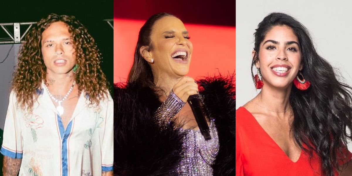 Vitão e Bela Gil foram expulsos do palco de Ivete Sangalo após não serem reconhecidos por seguranças (Fotos: Reprodução / Instagram / Rafa Mattei / Carolina Demper )