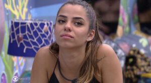 Key Alves revela ter exposto traição e mensagens de famosos durante conversa no BBB23 (Foto: Reprodução / Globoplay)