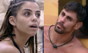 BBB23 - Key Alves reclama após dividir chuveiro com Cara de Sapato (Foto: Reprodução / Globoplay / Montagem TV Foco)